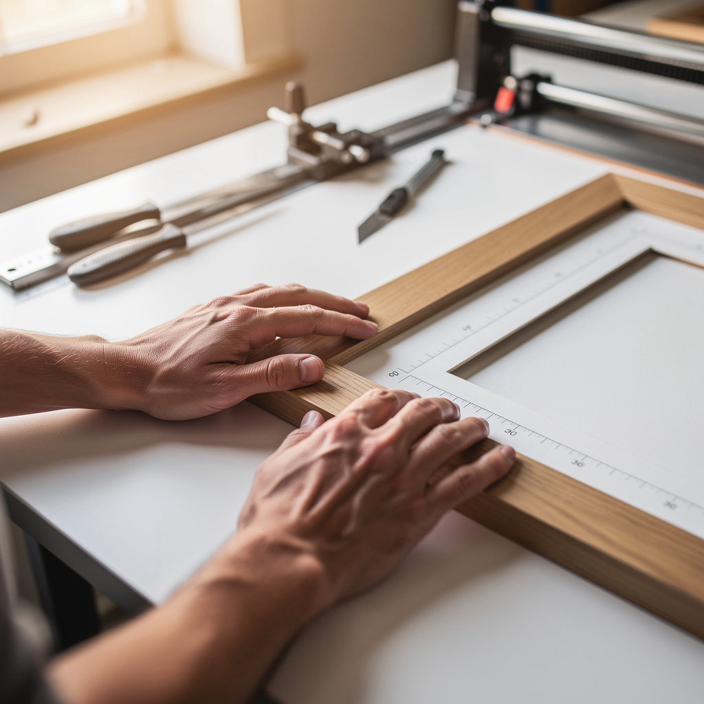 Distinctive Framing N Art custom picture framing portfolio example in Santa Barbara showcasing framed artwork and diplomas